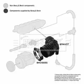 Шлангопровод BORG & BECK BTH1657