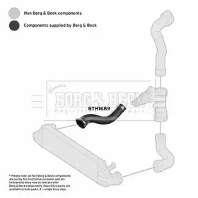Трубка нагнетаемого воздуха BORG & BECK BTH1689