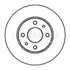 Тормозной диск BORG & BECK BBD4001