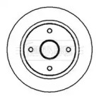 Тормозной диск BORG & BECK BBD4011