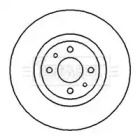 Тормозной диск BORG & BECK BBD4056