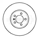 Тормозной диск BORG & BECK BBD4088