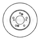 Тормозной диск BORG & BECK BBD4090