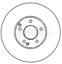 Тормозной диск BORG & BECK BBD4141