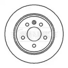 Тормозной диск BORG & BECK BBD4148