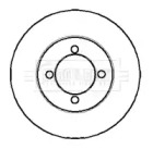Тормозной диск BORG & BECK BBD4177