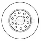 Тормозной диск BORG & BECK BBD4209