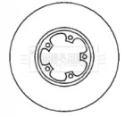 Тормозной диск BORG & BECK BBD4241
