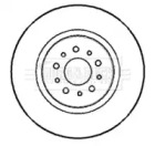Тормозной диск BORG & BECK BBD4259