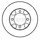 Тормозной диск BORG & BECK BBD4267