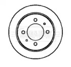 Тормозной диск BORG & BECK BBD4268