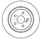 Тормозной диск BORG & BECK BBD4291