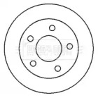 Тормозной диск BORG & BECK BBD4304