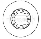 Тормозной диск BORG & BECK BBD4305