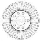 Тормозной диск BORG & BECK BBD4334