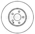 Тормозной диск BORG & BECK BBD4344