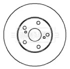 Тормозной диск BORG & BECK BBD4345