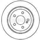 Тормозной диск BORG & BECK BBD4354