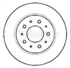 Тормозной диск BORG & BECK BBD4371