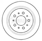 Тормозной диск BORG & BECK BBD4372