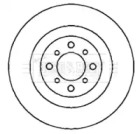Тормозной диск BORG & BECK BBD4374