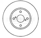 Тормозной диск BORG & BECK BBD4381