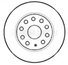 Тормозной диск BORG & BECK BBD4384