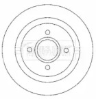 Тормозной диск BORG & BECK BBD4421