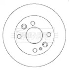 Тормозной диск BORG & BECK BBD4432