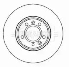 Тормозной диск BORG & BECK BBD4443