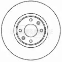 Тормозной диск BORG & BECK BBD4468