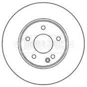 Тормозной диск BORG & BECK BBD4470