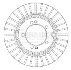 Тормозной диск BORG & BECK BBD4479