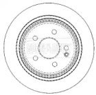 Тормозной диск BORG & BECK BBD4489