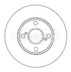 Тормозной диск BORG & BECK BBD4503