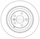 Тормозной диск BORG & BECK BBD4541