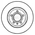 Тормозной диск BORG & BECK BBD4545