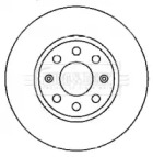 Тормозной диск BORG & BECK BBD4553