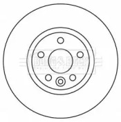 Тормозной диск BORG & BECK BBD4567