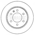 Тормозной диск BORG & BECK BBD4571