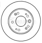 Тормозной диск BORG & BECK BBD4590