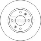 Тормозной диск BORG & BECK BBD4592