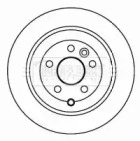 Тормозной диск BORG & BECK BBD4599