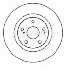 Тормозной диск BORG & BECK BBD4606