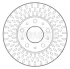 Тормозной диск BORG & BECK BBD4608