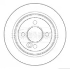 Тормозной диск BORG & BECK BBD4627
