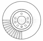 Тормозной диск BORG & BECK BBD4631