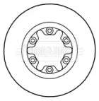 Тормозной диск BORG & BECK BBD4647