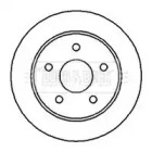 Тормозной диск BORG & BECK BBD4655