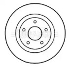Тормозной диск BORG & BECK BBD4657
